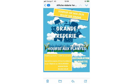 Stand à la Réderie de Belloy sur Somme